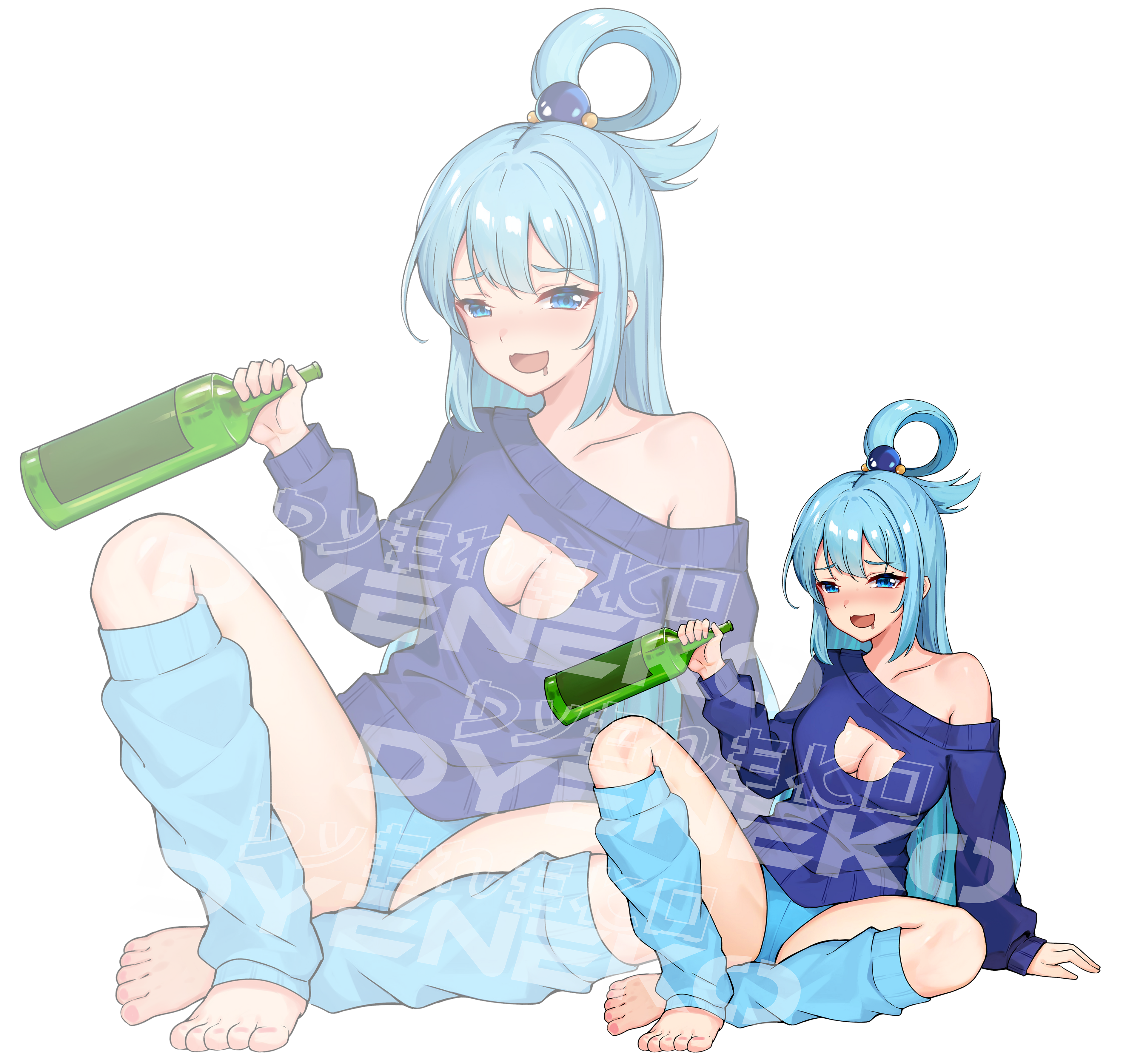 Aqua Stickers