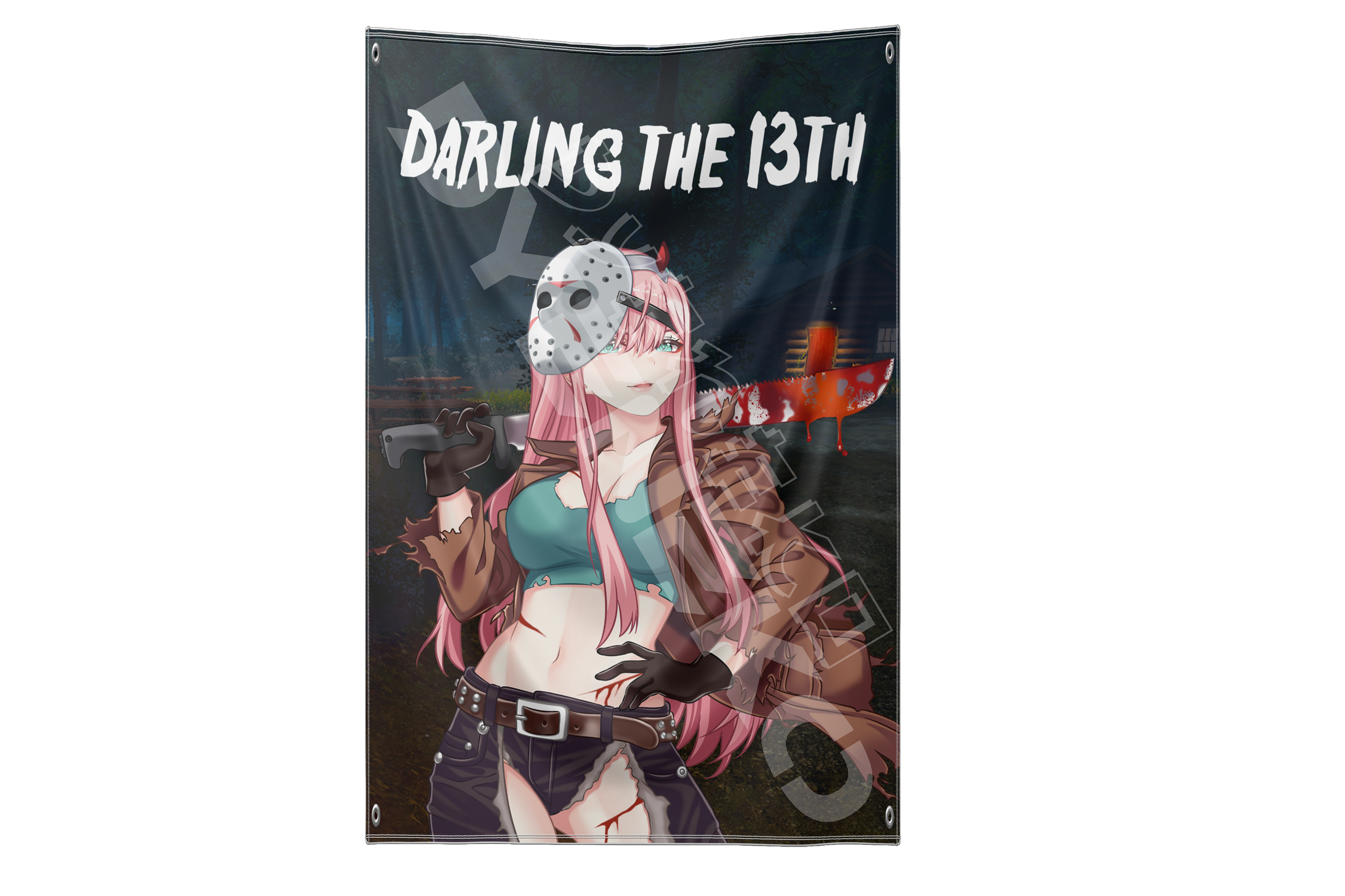 Horror Waifus Tapestry