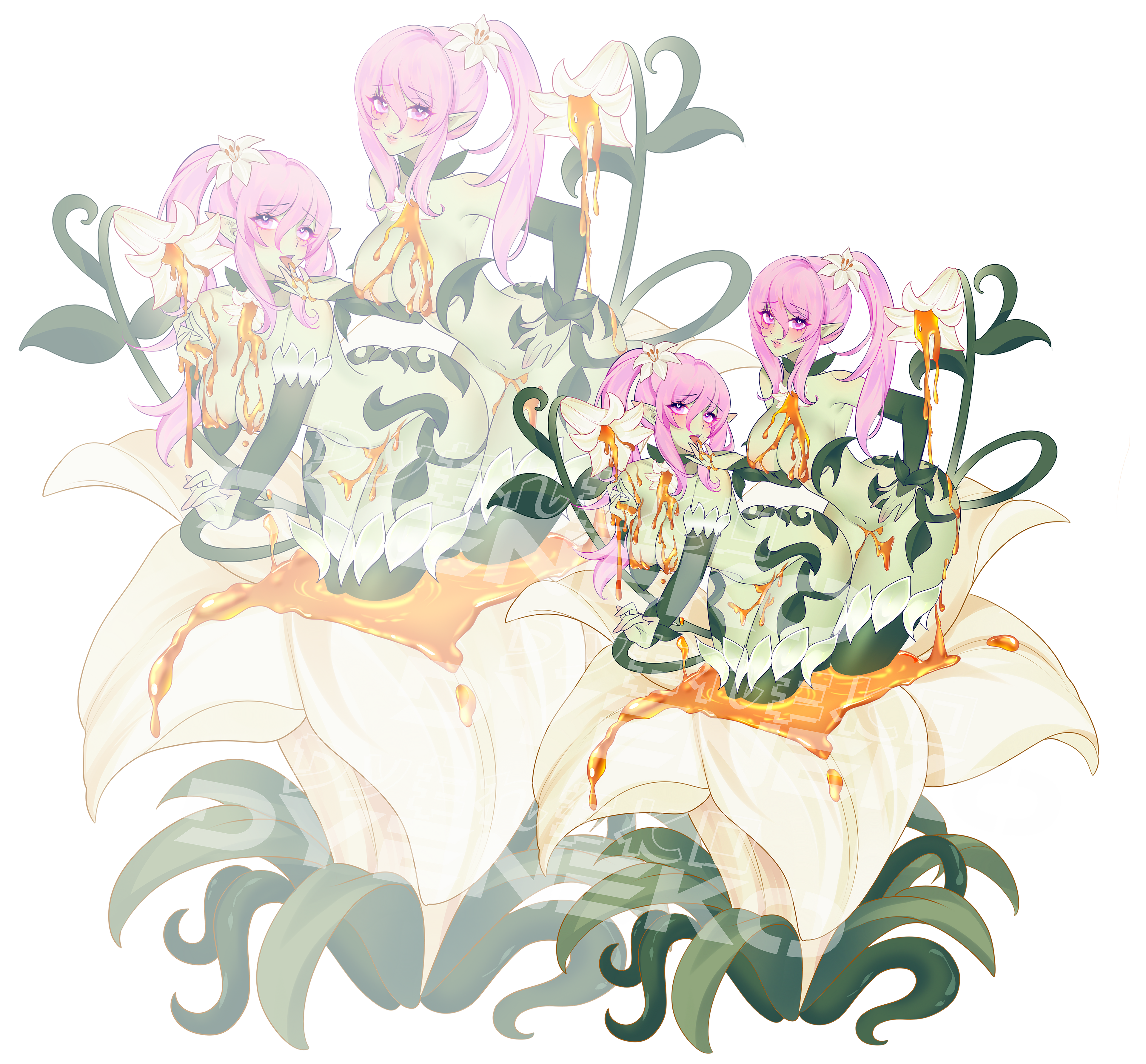 Monster Girls Stickers
