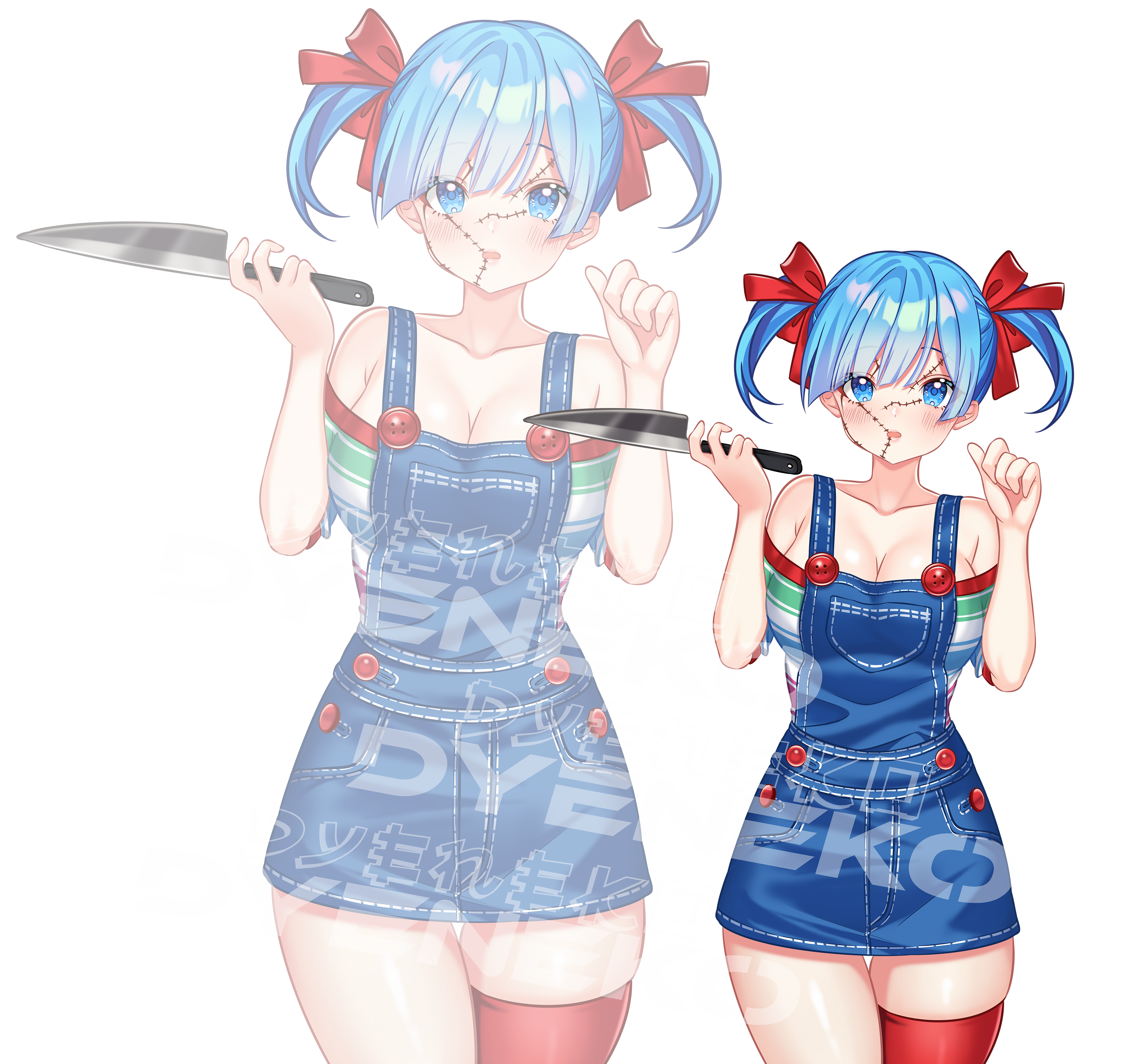 Horror Waifus Stickers