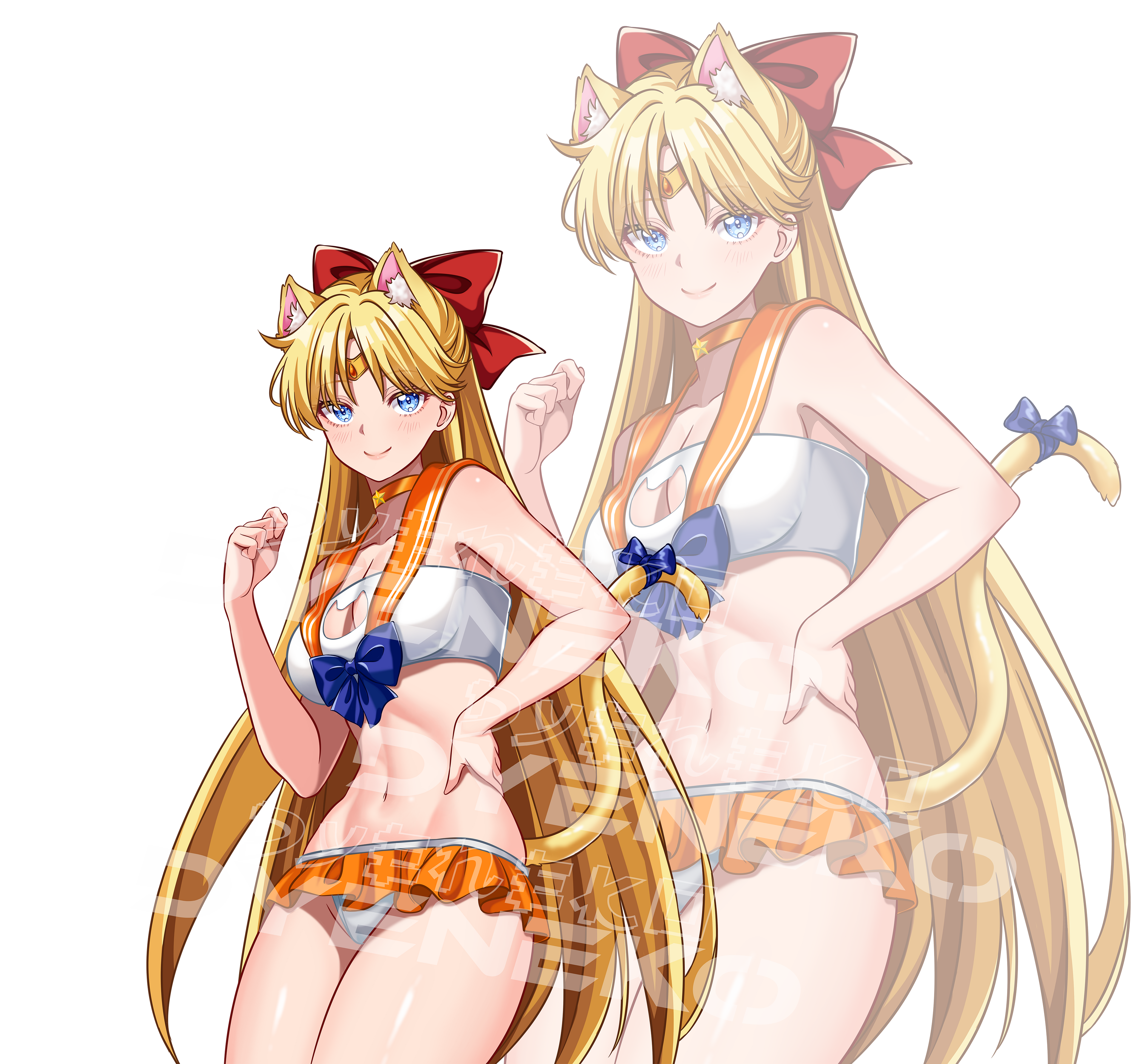 Sailor Scouts Neko Stickers