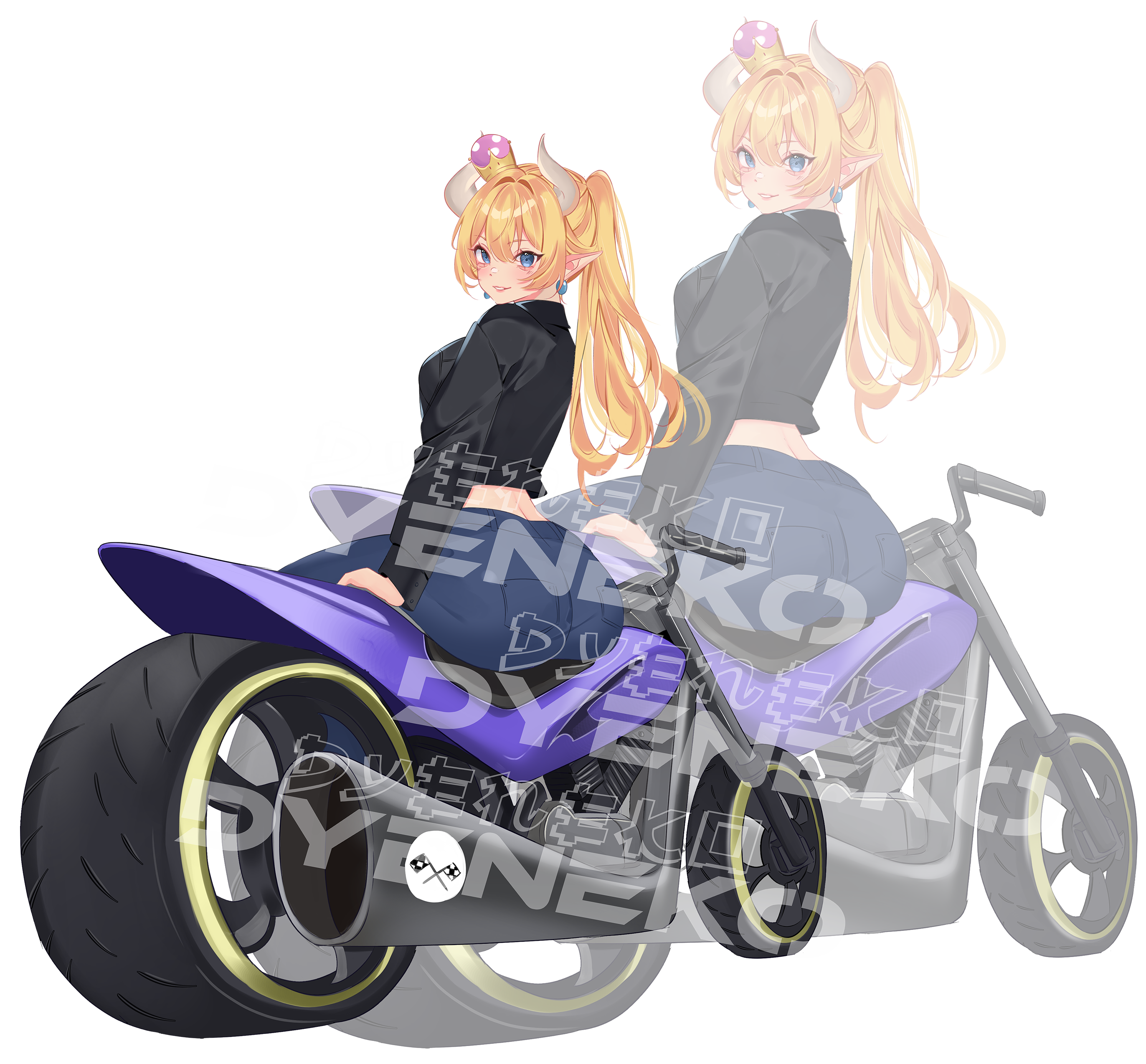 Bowsette Stickers