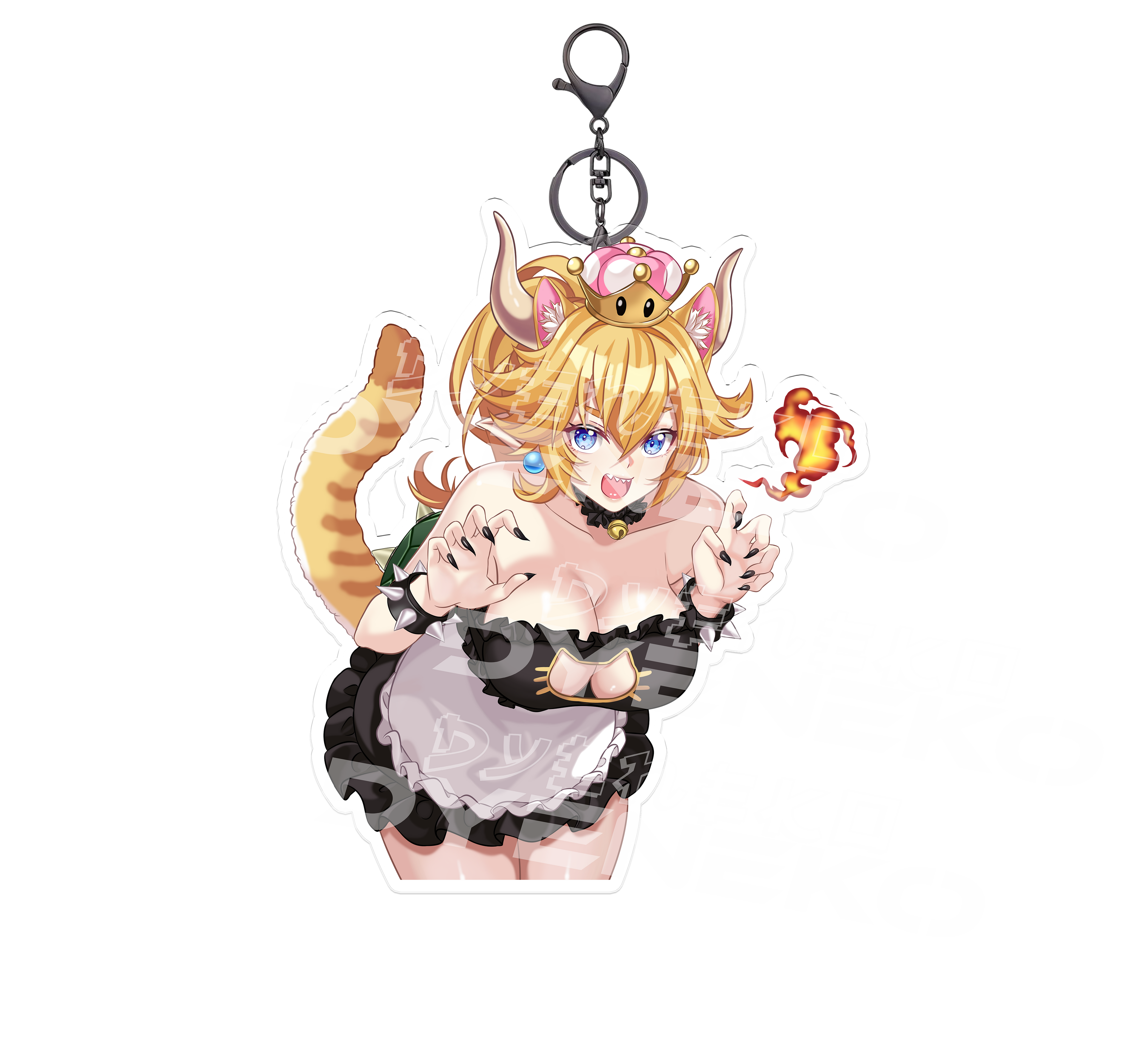 Bowsette Keychain