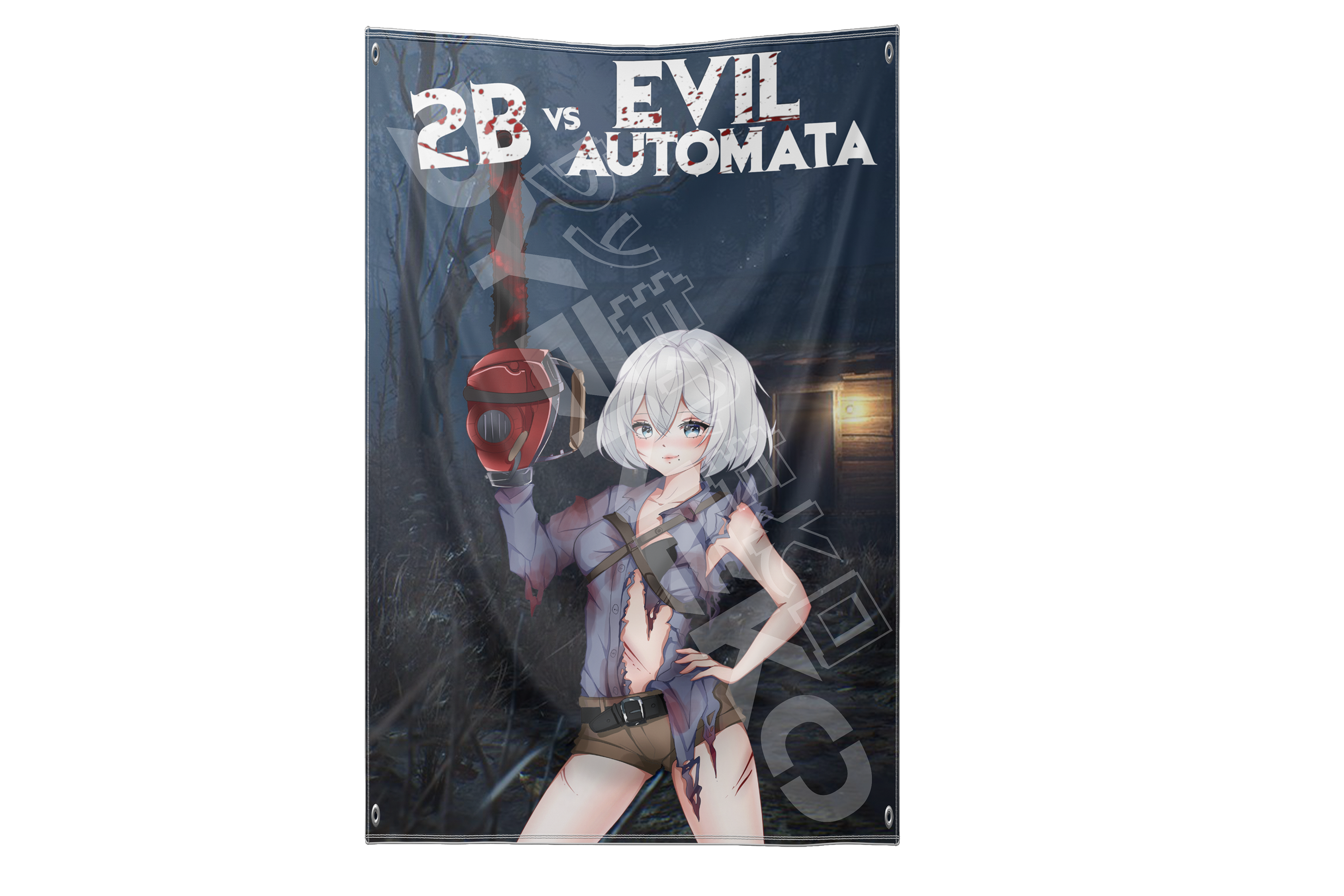 Horror Waifus Tapestry