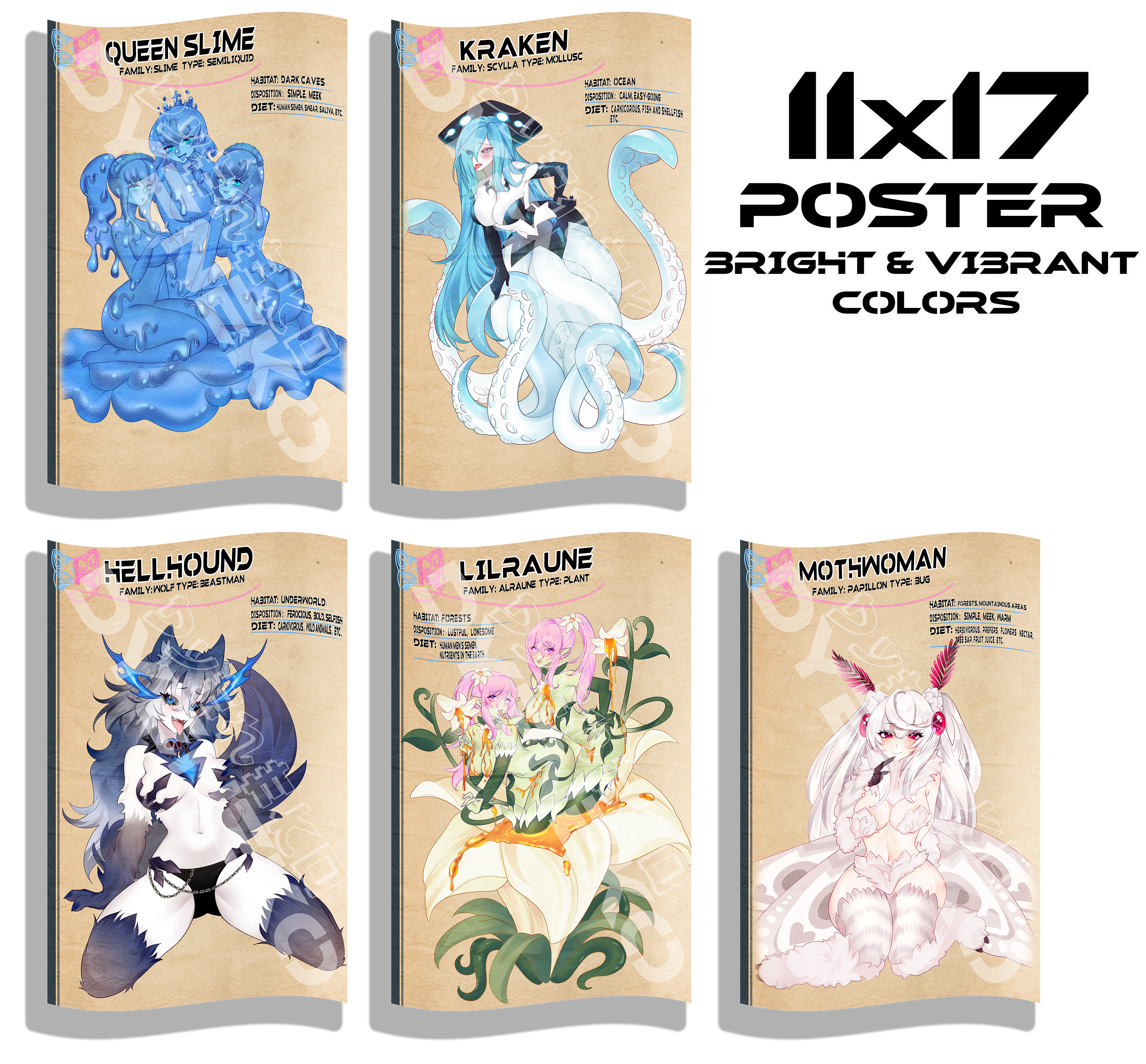 Monster Girl Posters