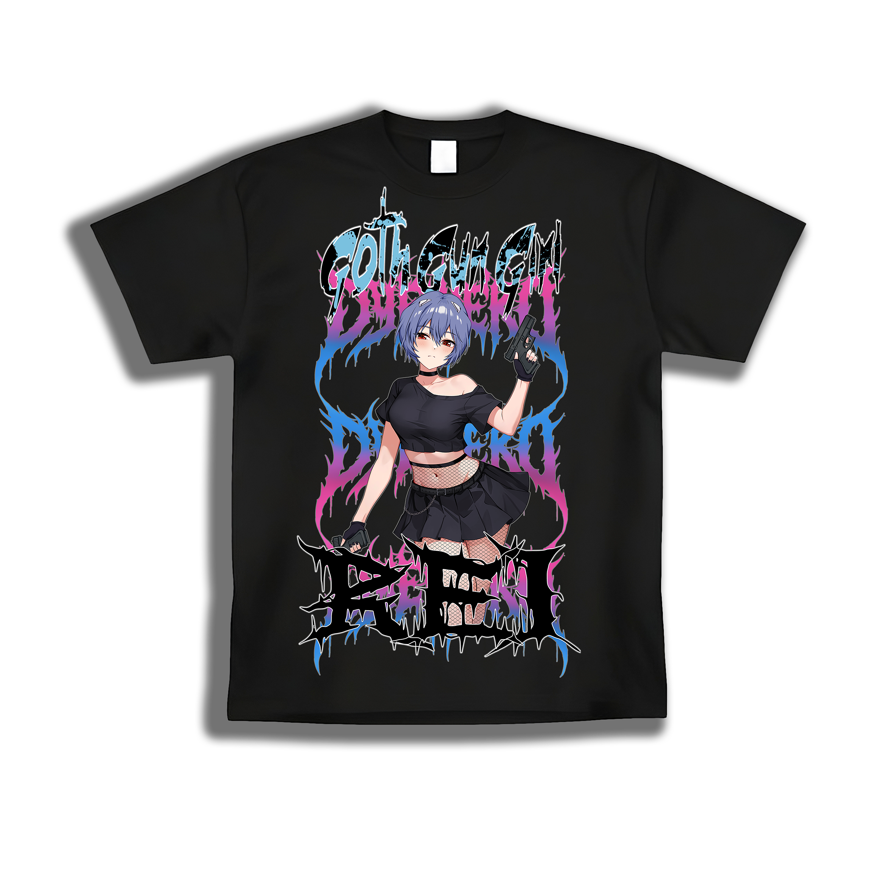 Rei Ayanami Goth Shirt
