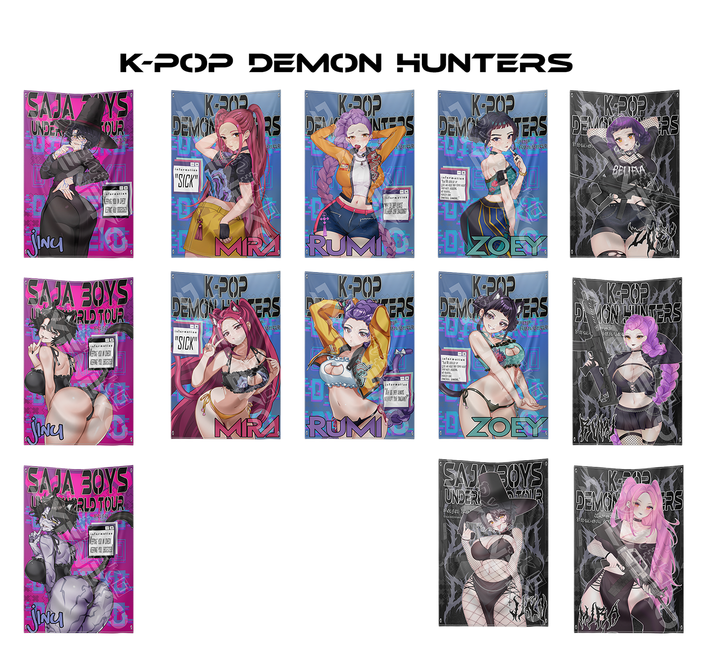 K-pop Demon Hunters Tapestry