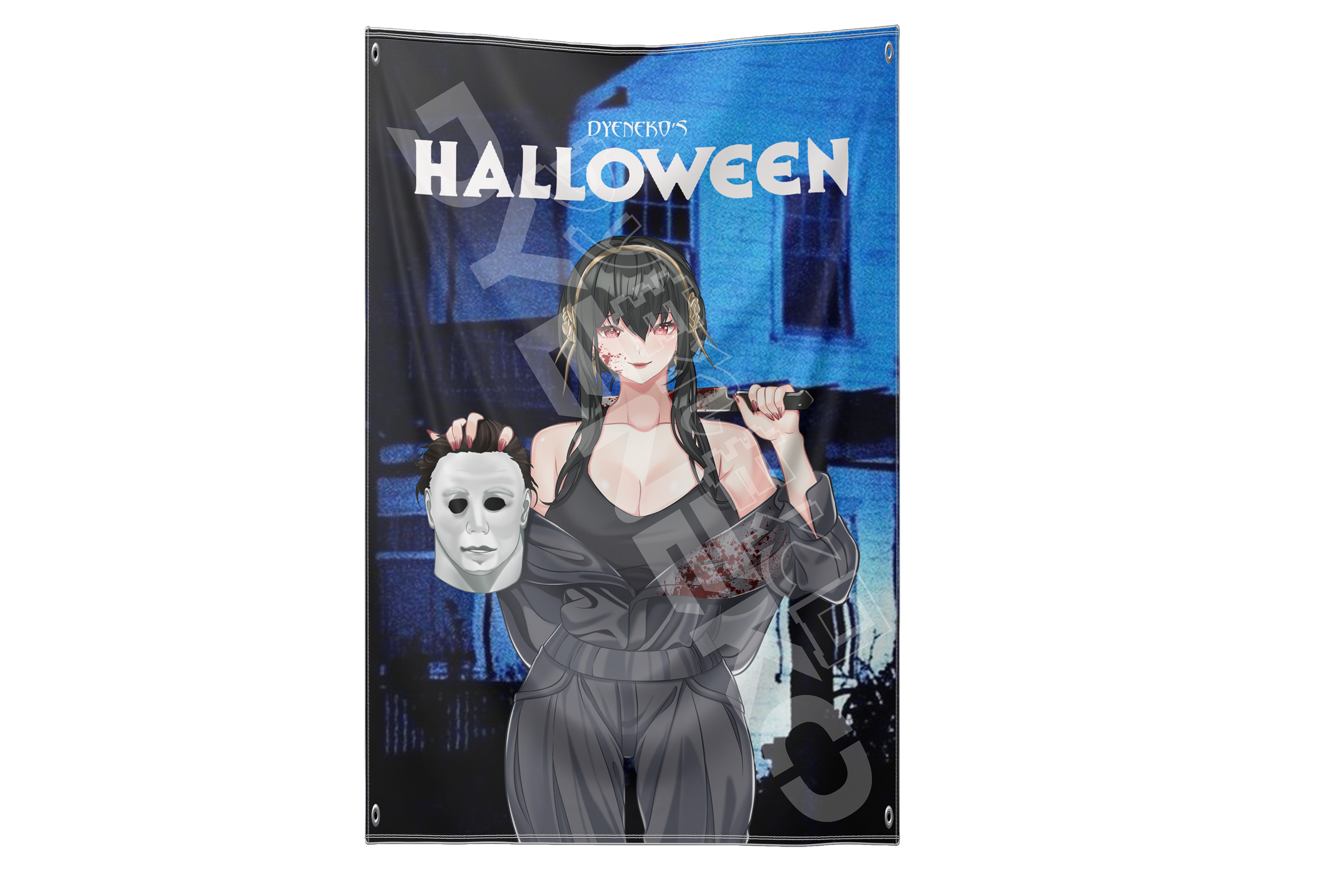 Horror Waifus Tapestry