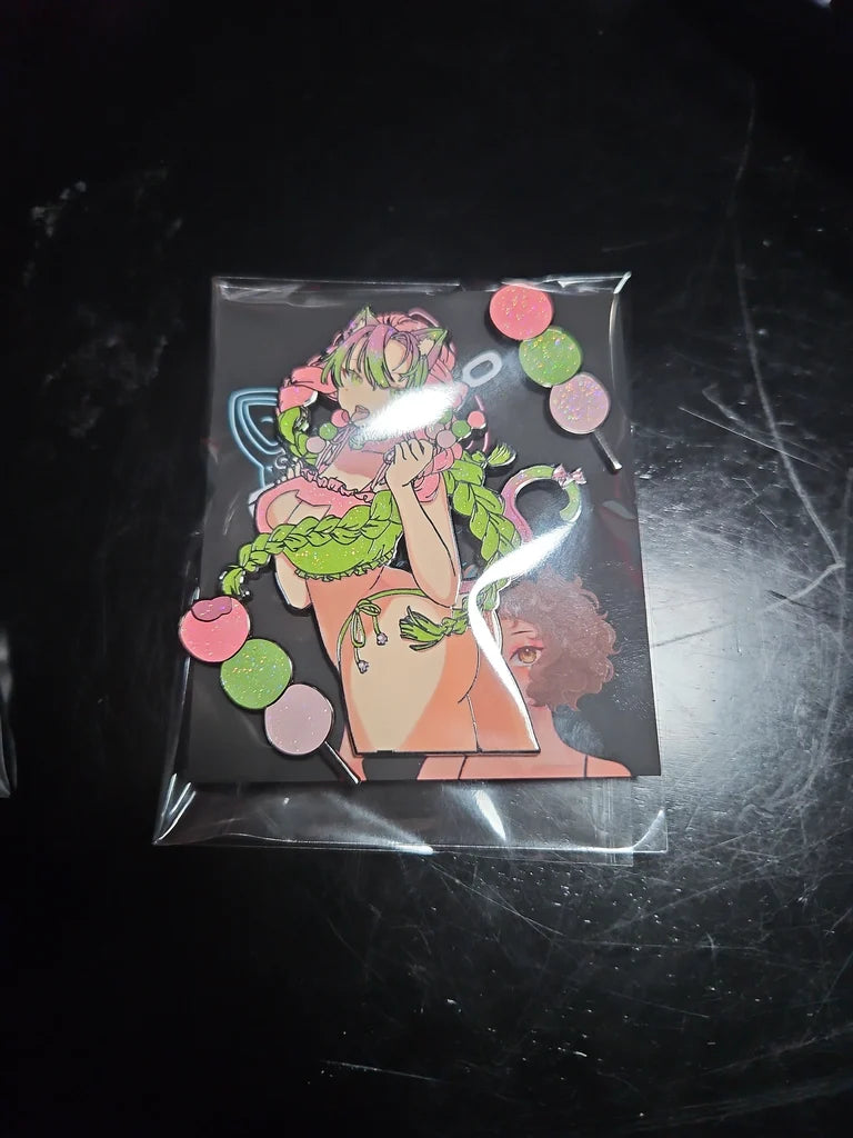 Neko Mitsuri Pin Collab (Dyeneko x KJeccentrics)